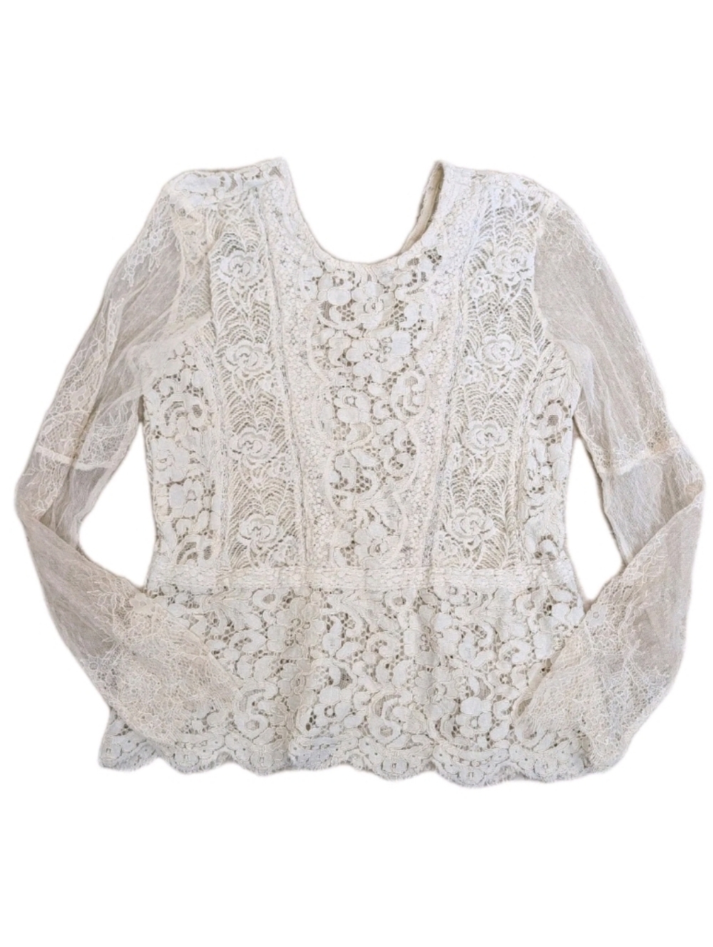 Unconventional Lace Top Women's Size Medium/Small Bridal Festival Romantic Fairy